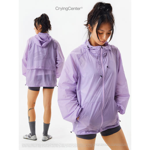 CryingCenter 星星冲孔logo轻量防晒服 哭喊中心 商品图2