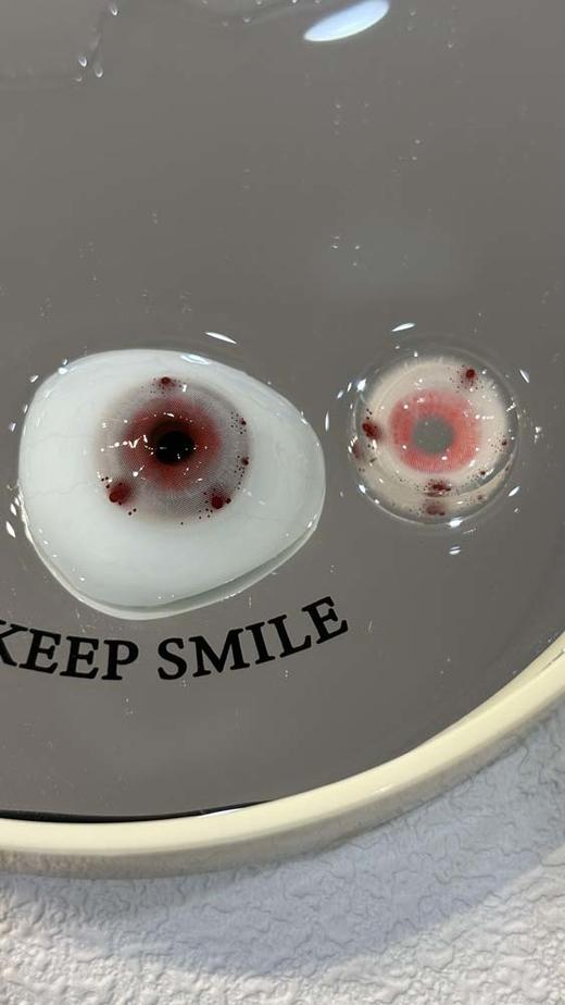 ninamond日抛cos  虚构血斑 直径14.5mm着色14.2mm (两片装) 商品图2