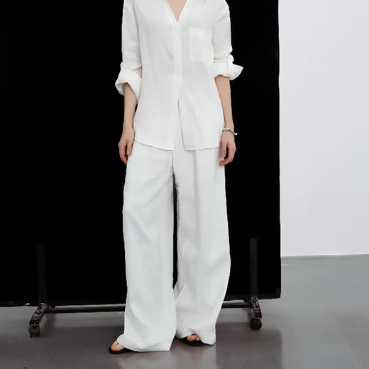 【Ourwe Archive亚麻裤】 夏日本命/⁧行走的“天然空调” 北海道7支超细亚麻纱，⁪Pr*da、A*mani同面料 ，多道天然水洗 ，全工艺细节做光，清爽垂坠 商品图0