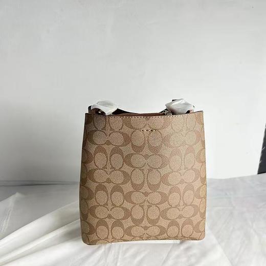 【香港直邮】COACH/蔻驰包包女士老花水桶包单肩斜跨手提包 商品图3