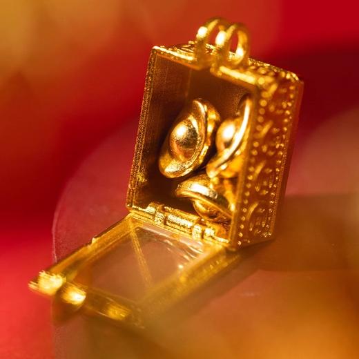 朱炳仁铜 指锭发挂件 商品图3