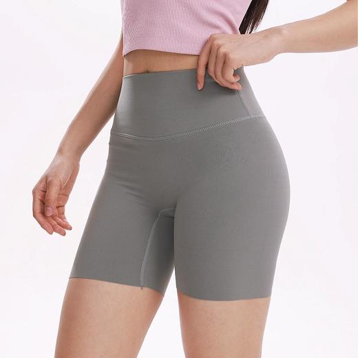 跃牌【禅语梵心】翘臀无尺码裸感瑜伽短裤女高腰收腹运动美臀健身四分裤DK3231 商品图1