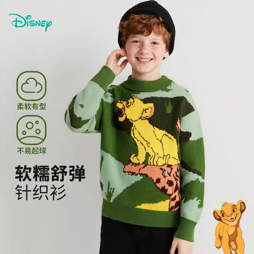 迪士尼男童长袖套头毛衣ZD3ES004 商品图0