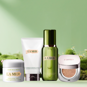 【周末好物节】【口碑推荐】】LA MER海蓝之谜精粹水150ml+洗面奶125ml+面霜60ml+气垫12g+替换装12g（#01/03）