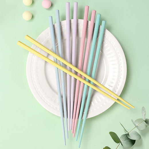 【双12直播专享】【20积分+9.9元】康巴赫 健康分食合金筷 5双 清洗方便 商品图0