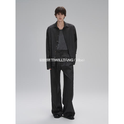 启世录TIWILLTANG“凛寒幻界”超细可机洗花织美丽诺羊毛休闲背心 商品图1