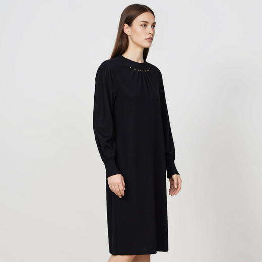 EITIE爱特爱冬季新款收腰显瘦针织连衣裙7601306 商品图2