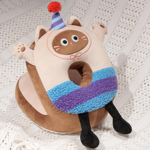 自然醒小手大开冰豆豆双面午睡枕办公室午休神器儿童午觉趴桌上小学生抱枕QYL 商品图14