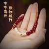 颗颗饱满【和田玉竹节朱砂手串】高含量紫金砂帝王砂 手感细腻光滑 寓意美好 时尚百搭 商品缩略图2