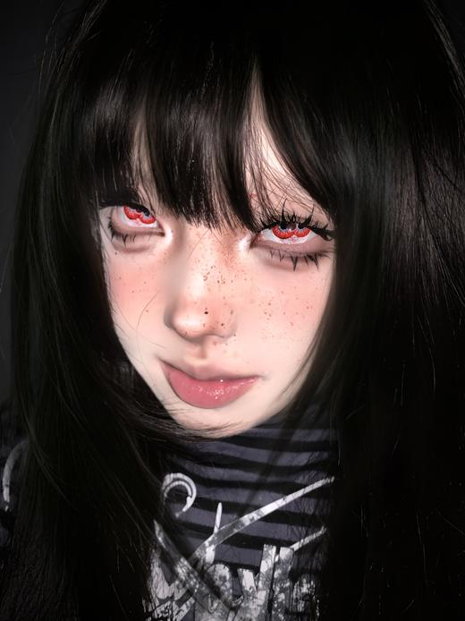 ninamond日抛cos 重瞳子红（生灵中邪） 直径14.5mm着色14.2mm (两片装) 商品图3