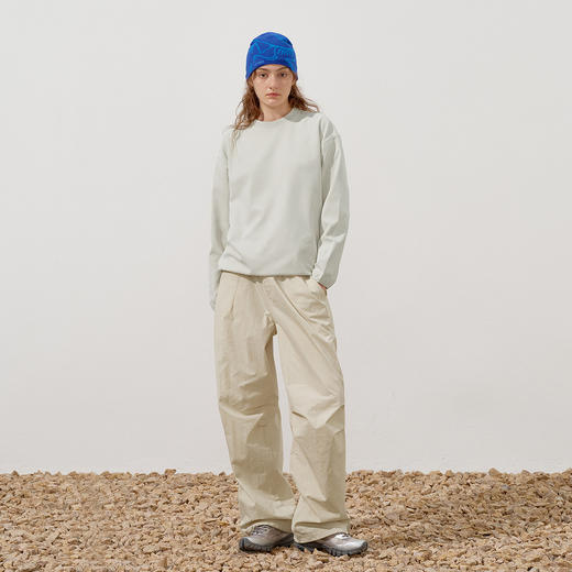 714street户外运动迪桑格轻薄抗皱圆领卫衣男女25秋季新款长袖T恤 商品图3