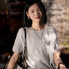 路易 阿贝格 复古圆领短袖薄上衣 清爽百搭 商品缩略图4