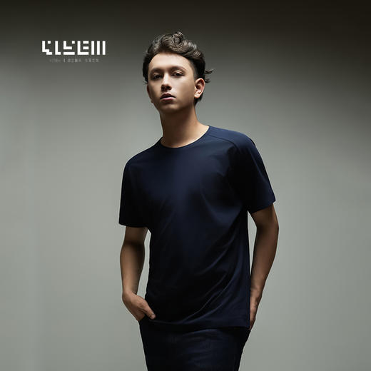 4158m山系行政 观夏S1贴身层吸湿圆领T恤速干T恤男圆领速干透气 商品图0