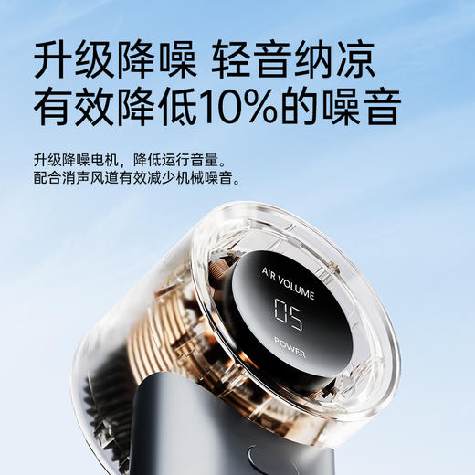 【向物手持风扇-引擎SE 杏白】多档风速可调 小巧好携带 商品图4