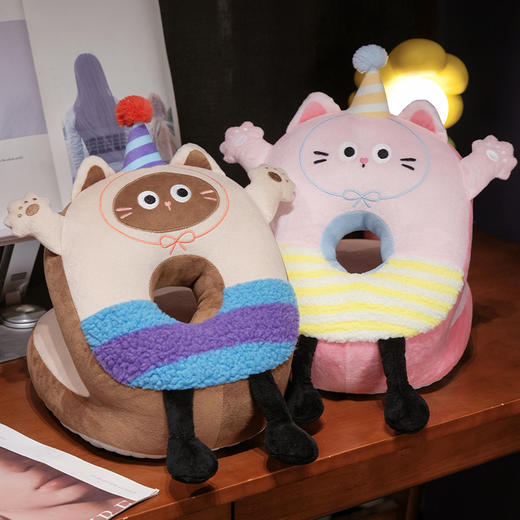 自然醒小手大开冰豆豆双面午睡枕办公室午休神器儿童午觉趴桌上小学生抱枕QYL 商品图9