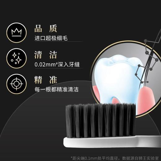 狮王细齿洁炭能量特惠装牙刷进口超极细毛护龈护齿碳2只×2套 商品图2