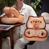 自然醒黄油饼干冰豆豆双面午睡枕办公室午休神器小学生趴睡枕桌上趴枕抱QYL 商品缩略图10