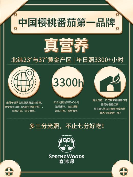 春沐源【高原七彩番茄】红绿双拼樱桃番茄圣女果沙拉解腻顺丰包邮 商品图6