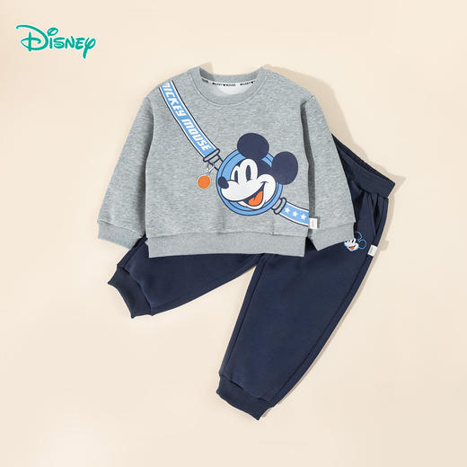 迪士尼童装男童卫衣套装宝宝长袖长裤两件套2025新款秋装儿童衣服ZD3ET005 商品图6