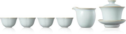 汝窑三合盖碗套装 商品图1