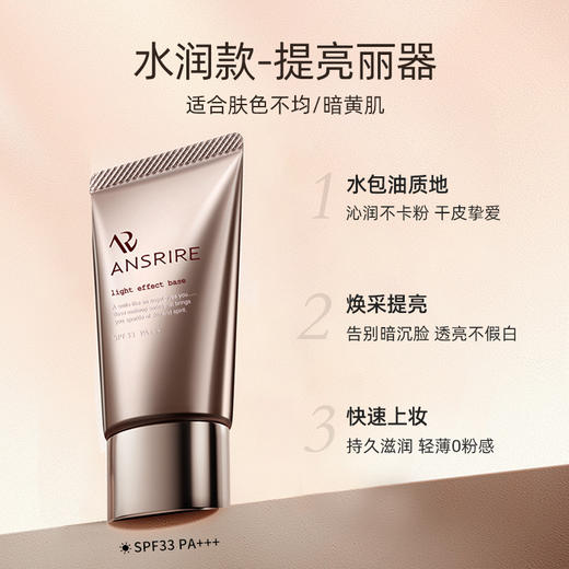 「多年高复购单品」日本mariannebolle玛丽安保莱 · ansrire妆前乳隐形毛孔控油遮瑕隔离25g｜品牌直发 商品图5