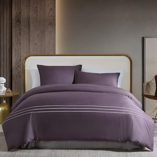 博洋宝贝祥瑞黛紫-60支贡缎长绒棉四件套BYJTCMGD105 商品图0