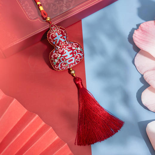 大英博物馆东方梦境系列福禄吉祥提花香囊 商品图1