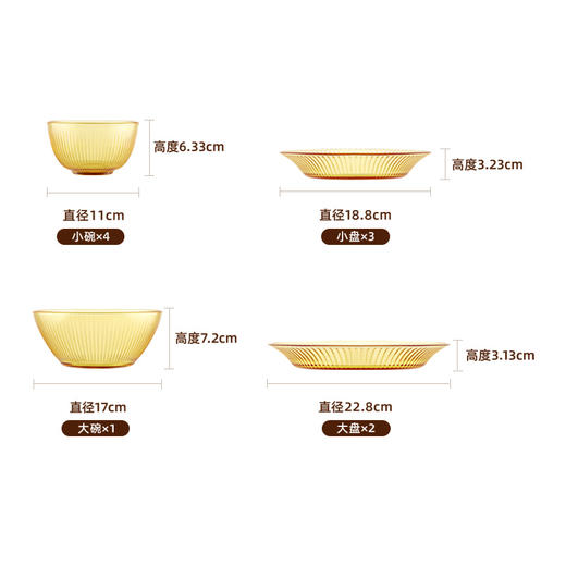 Snapware晶尊系列餐具10件组 商品图6