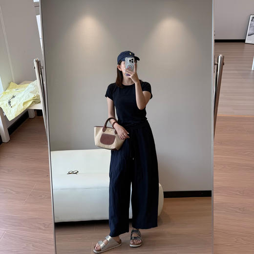 超好穿的天丝亚麻弯刀裤哈伦裤071406 商品图7