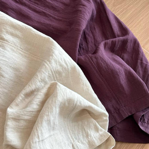 超好穿的天丝亚麻弯刀裤哈伦裤071406 商品图5