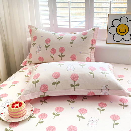 【品牌直发】加倍生活 全棉印花小清新单品-枕套系列 1对装新疆纯棉枕套 多款可选 商品图1