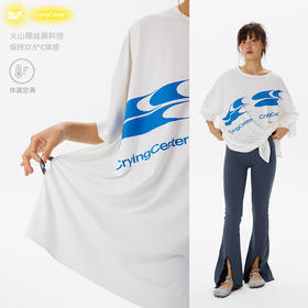 CryingCenter 375恒温运动速干瑜伽舞蹈双logoT恤 哭喊中心