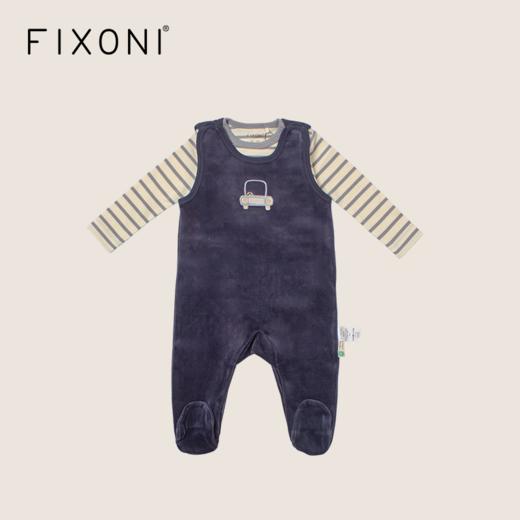 【云优选】FIXONI宝宝丝绒背带裤哈衣套装-限时清仓 商品图3