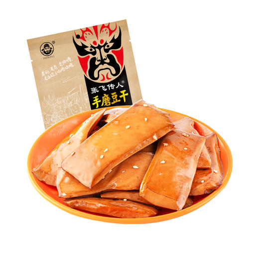 张飞传人手磨豆干148g（五香味） 商品图0