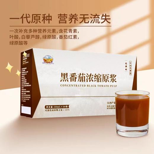 大漠紫光黑番茄浓缩原浆 营养丰富健康无添加解腻食饮果汁30ml*30 商品图1