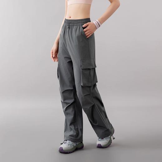 跃牌【美西西系列】美式工装裤2025夏季新款高腰显瘦阔腿休闲登山速干薄款健身长裤女CK-9938 商品图1