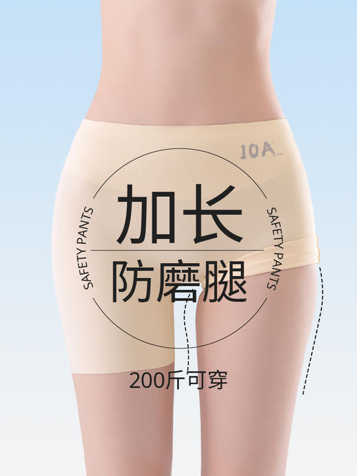 “藏肉小熨斗”！【透梦--10A桑蚕丝蜜桃提臀隐形裤】养护10A级桑蚕丝底裆 舒适高腰塑身 3D立体蜜桃臀 无痕is微压收腹 轻松穿出“s”形身材 商品图3