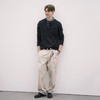 714street薄款华夫格亨利领长袖T恤男2025秋冬新款打底衫日系上衣 商品缩略图2