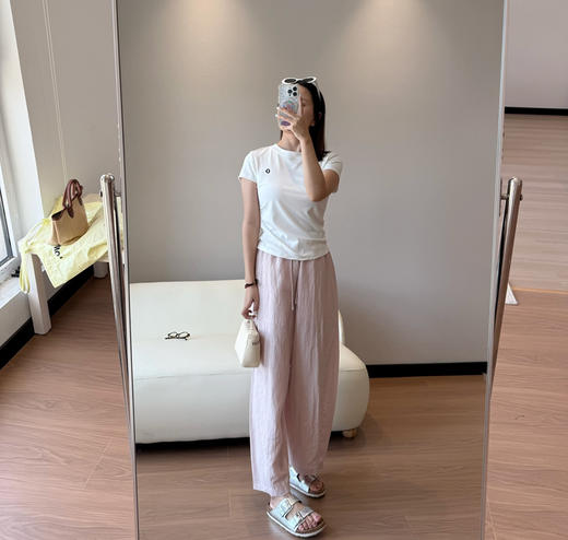 超好穿的天丝亚麻弯刀裤哈伦裤071406 商品图8