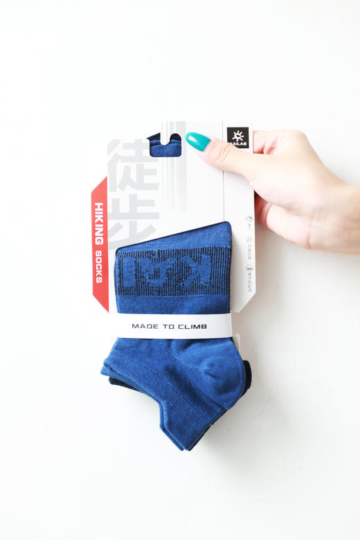 无骨衍缝+足弓固定，coolmax纱线户外徒步毛圈低帮袜2双装C071468 商品图7