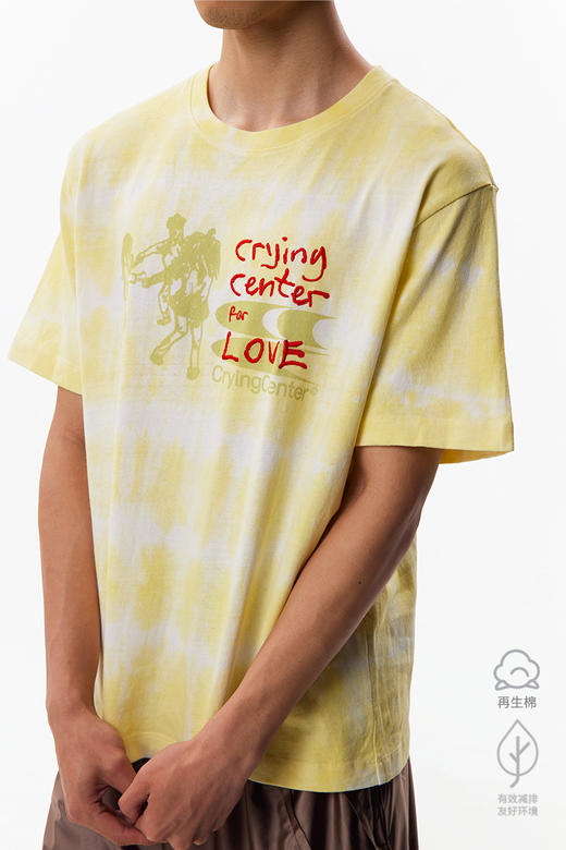 CryingCenter for love 泪屋工艺线再生棉logo tee 哭喊中心 商品图5