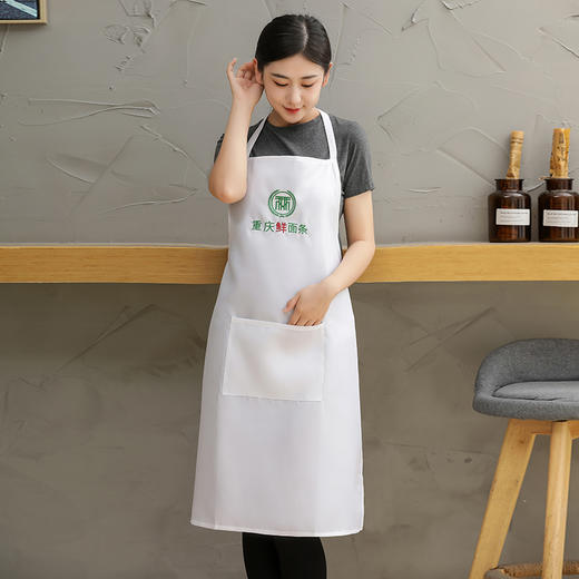 挂式款 围裙 面坊卖面做面围裙 挂式款式 围裙 LOGO和文字为刺绣工艺 商品图5