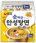농심 순하군안성탕면 멀티125g*5