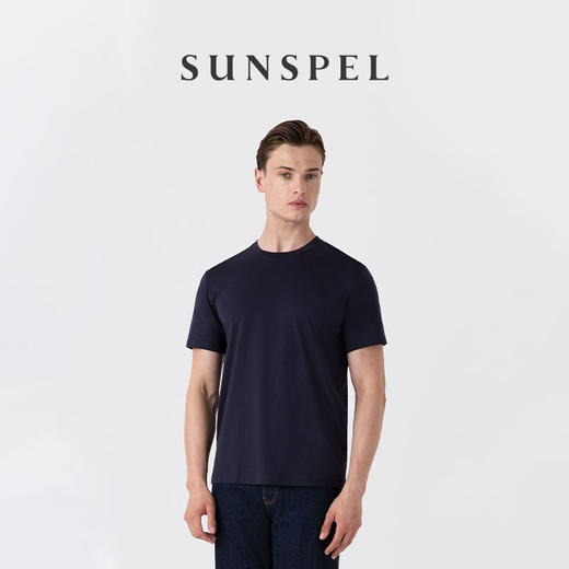 SUNSPEL男士经典款Supima棉圆领Riviera T恤 Midweight春夏 商品图3
