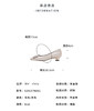 Westory2025年秋季小方头低跟单鞋通勤百搭浅口鞋S25CE76501 商品缩略图7