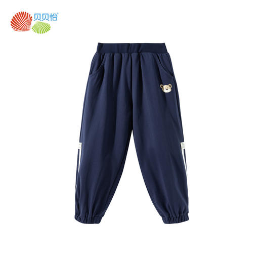 贝贝怡【纯棉休闲卫裤】男大童运动裤春秋长裤儿童外穿束脚裤男童装裤子ZB3EK011 商品图4