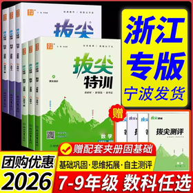 2026初中拔尖特训上册同步练习尖子生学案