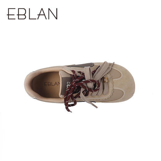 伊伴秋季萌趣大圆鞋头可爱德训零压感平底单鞋B25438305 商品图2