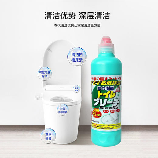 日本进口AWAS马桶清洁剂500g 商品图3