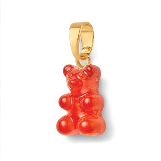 订购4周到｜CRYSTAL HAZE-Nostalgia Bear-classic-果冻红色小熊 吊坠（金色环扣）［挪威设计师］ 商品图2